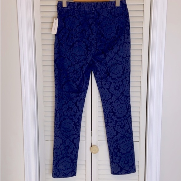 NWT Ladies Anthropologie flocked damask pants - Picture 5 of 9